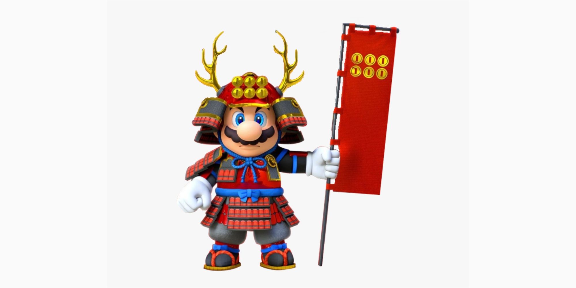 Samuria Mario as featured in Super Mario Odyssey and other Mario games