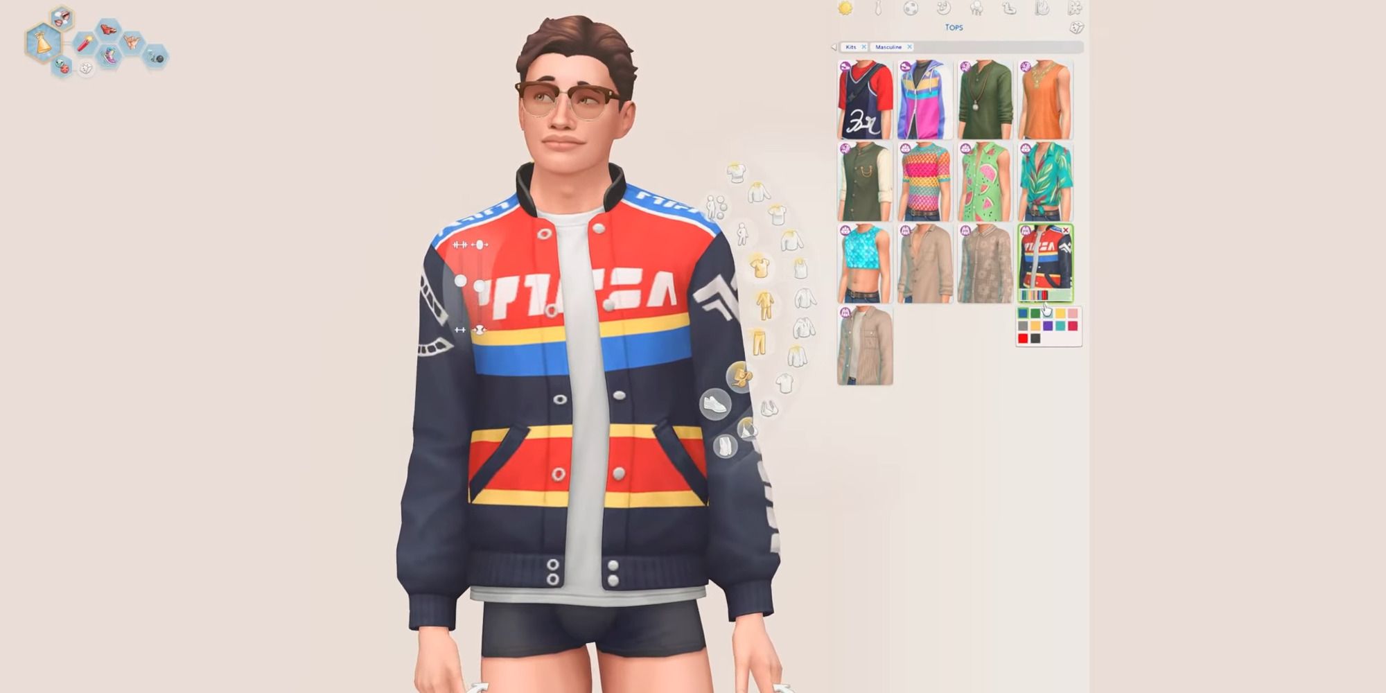 Racer Jacket from Sims 4 Moonlight Chic