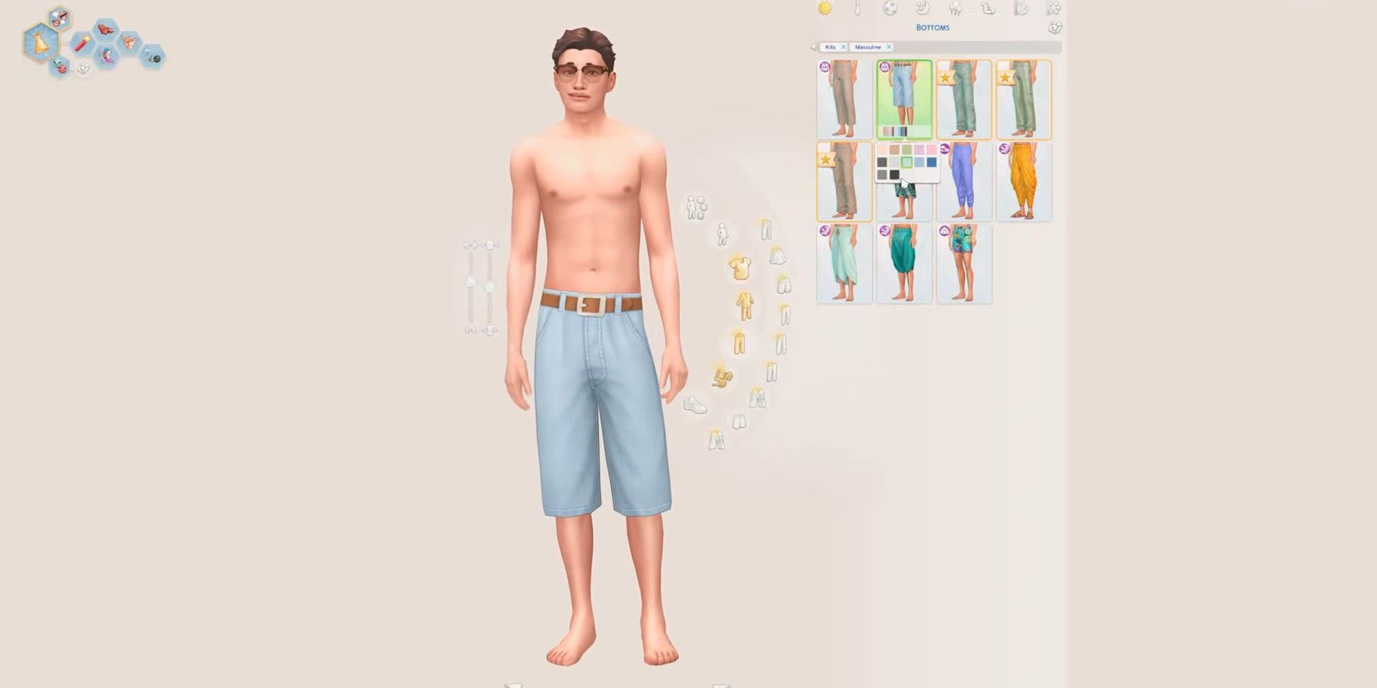 Long Shorts from Sims 4 Moonlight Chic Kit