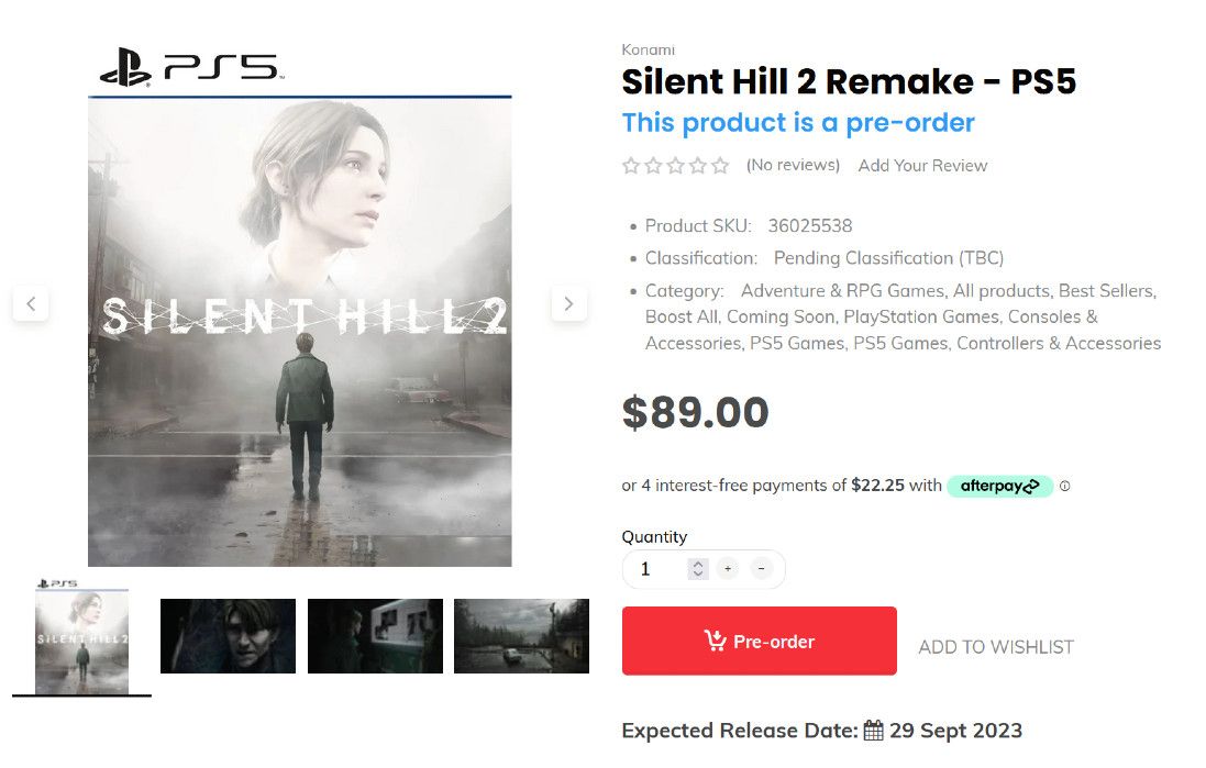 Silent Hill 2 Remake Release Date Possibly Leaked
