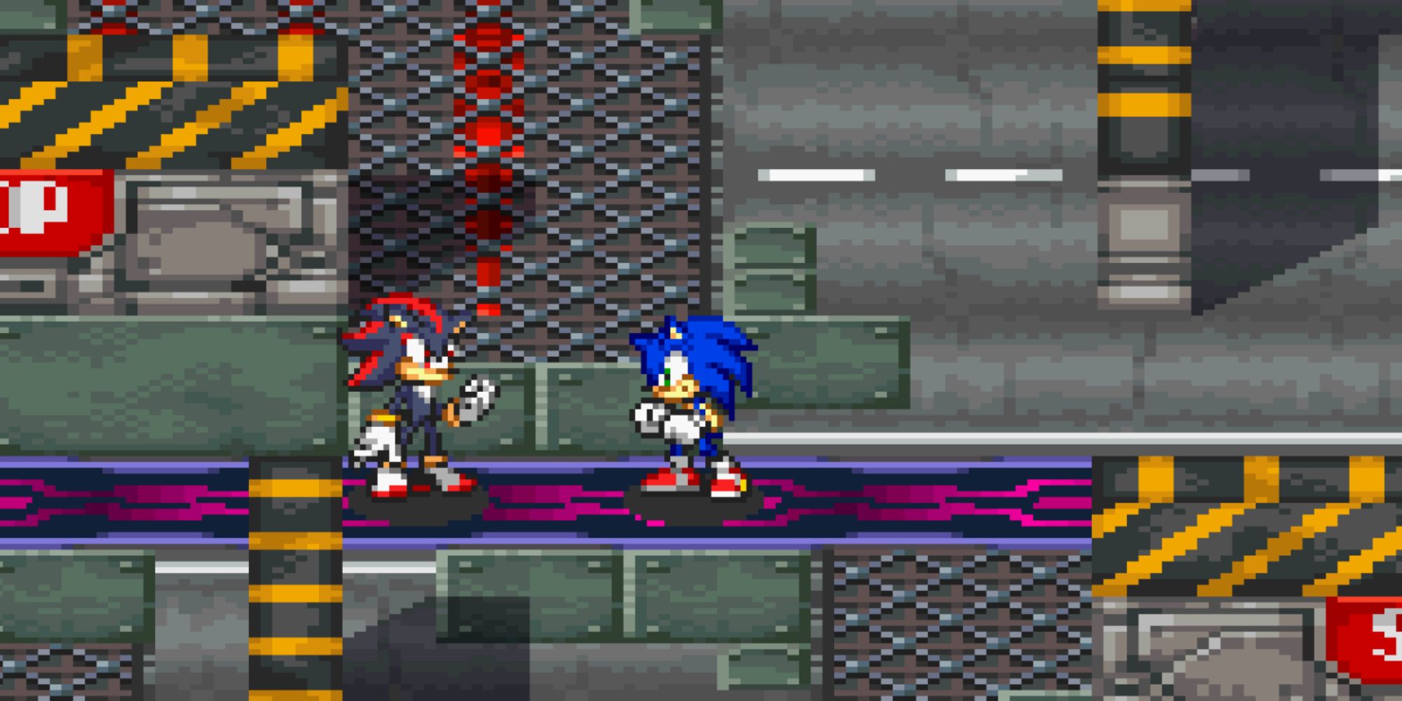 Sonic Battle Screenshot Of Shadow Vs Sonic