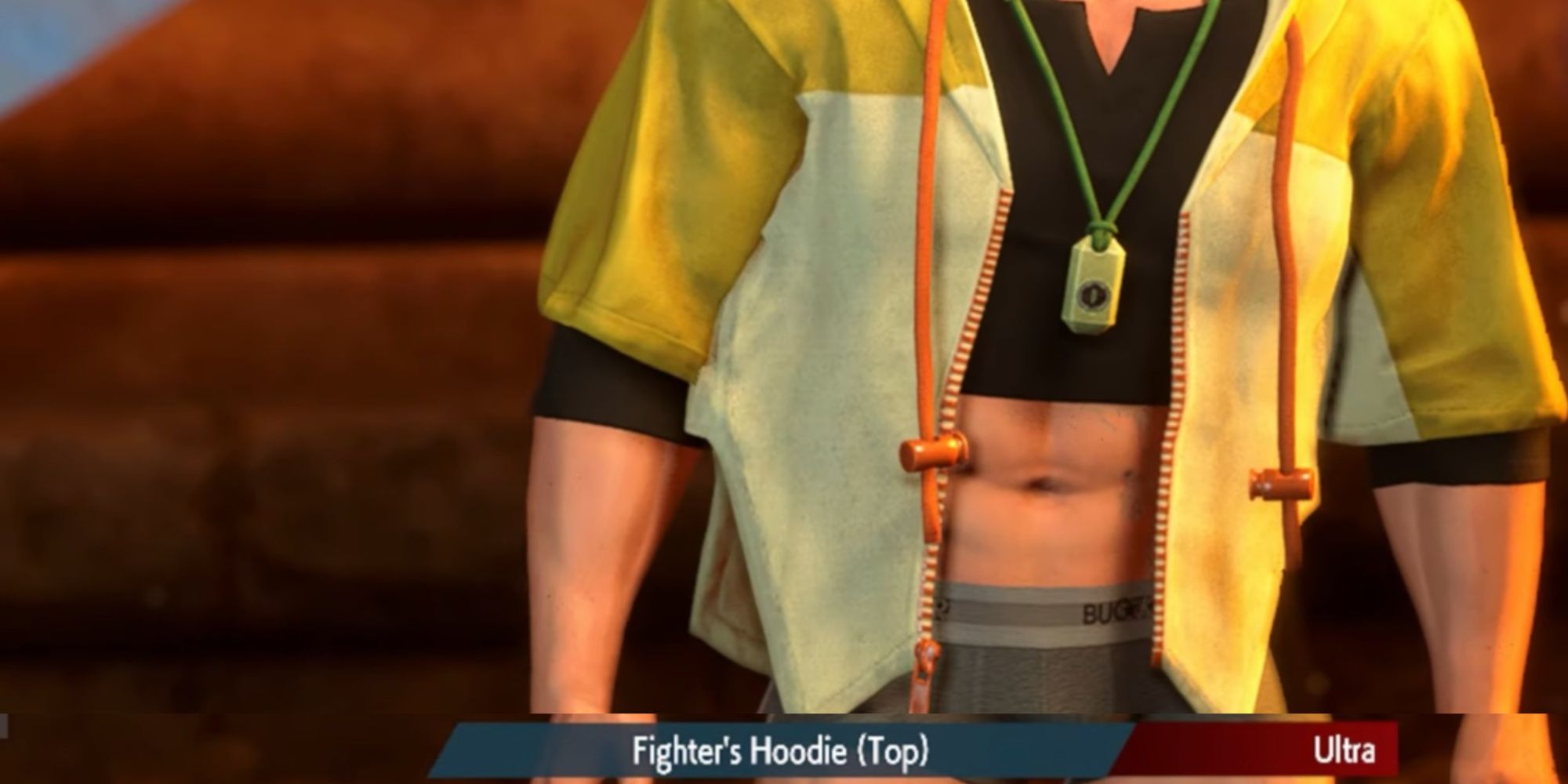The Fighter's Hoodie Ultra Equipment in Street Fighter 6