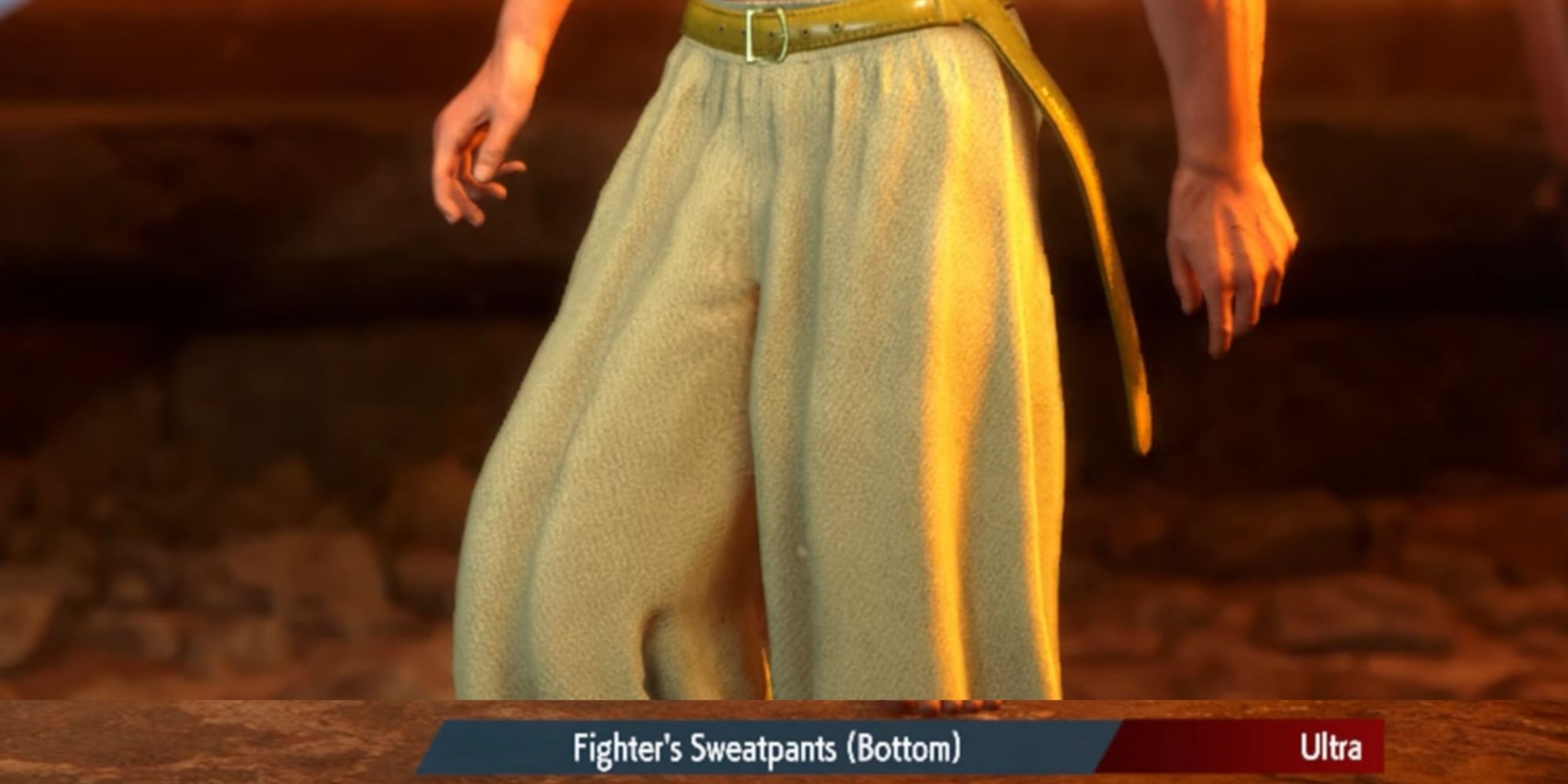 The Fighter's Sweatpants Ultra Equipment in Street Fighter 6