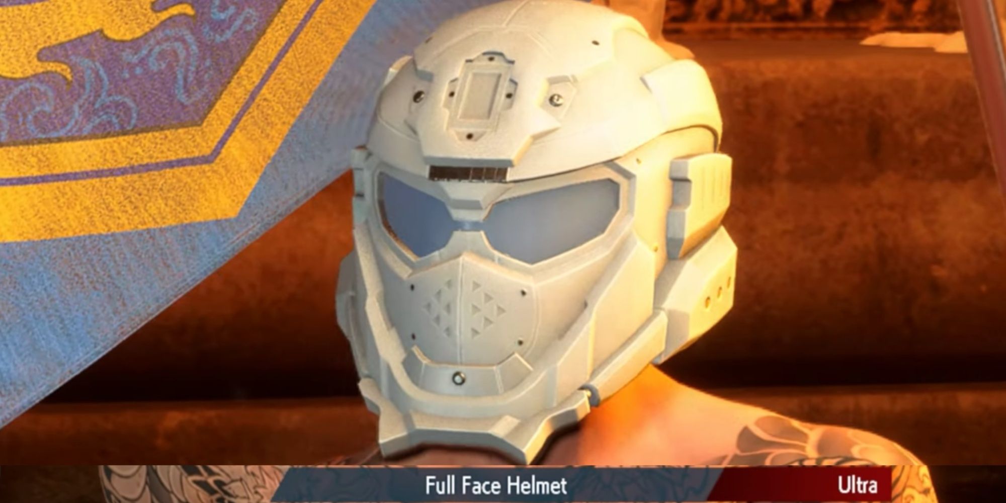 The Full Face Helmet Ultra Equipment in Street Fighter 6
