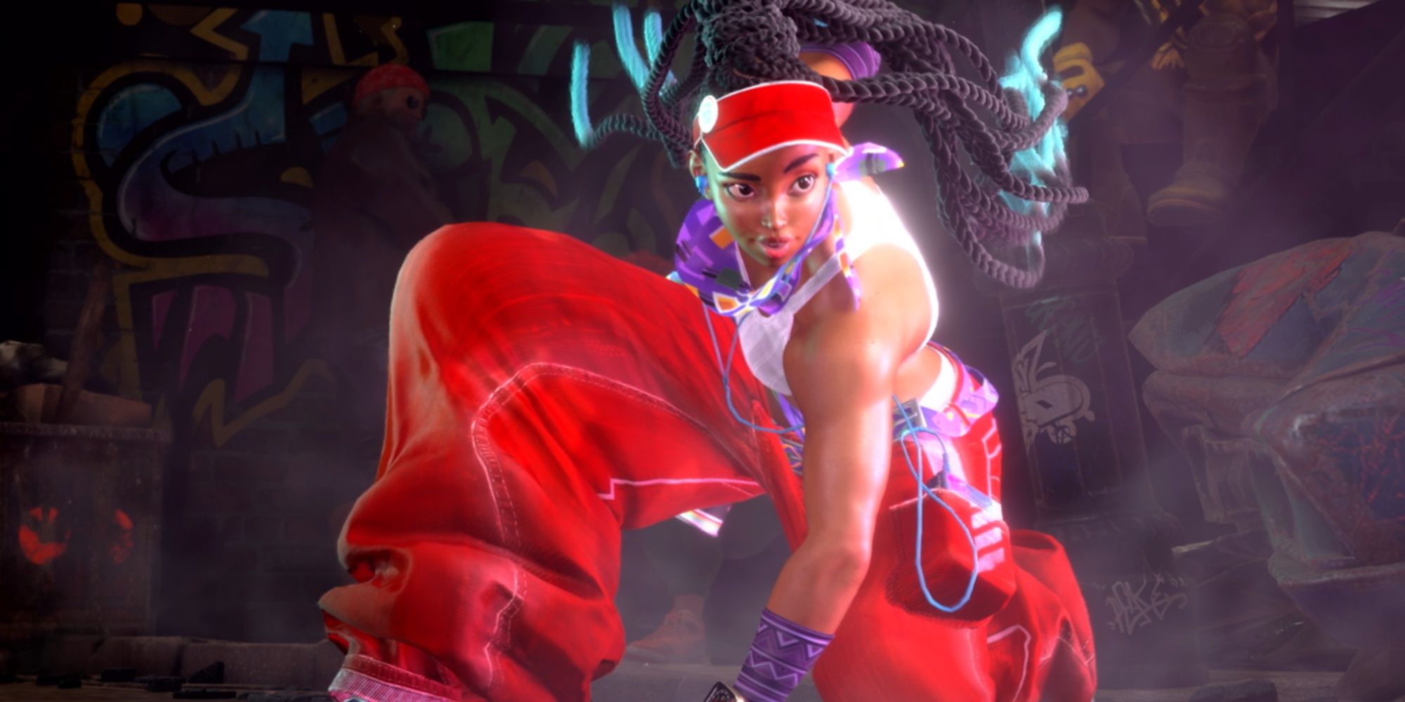 Kimberly posing in her alternate outfit in Street Fighter 6