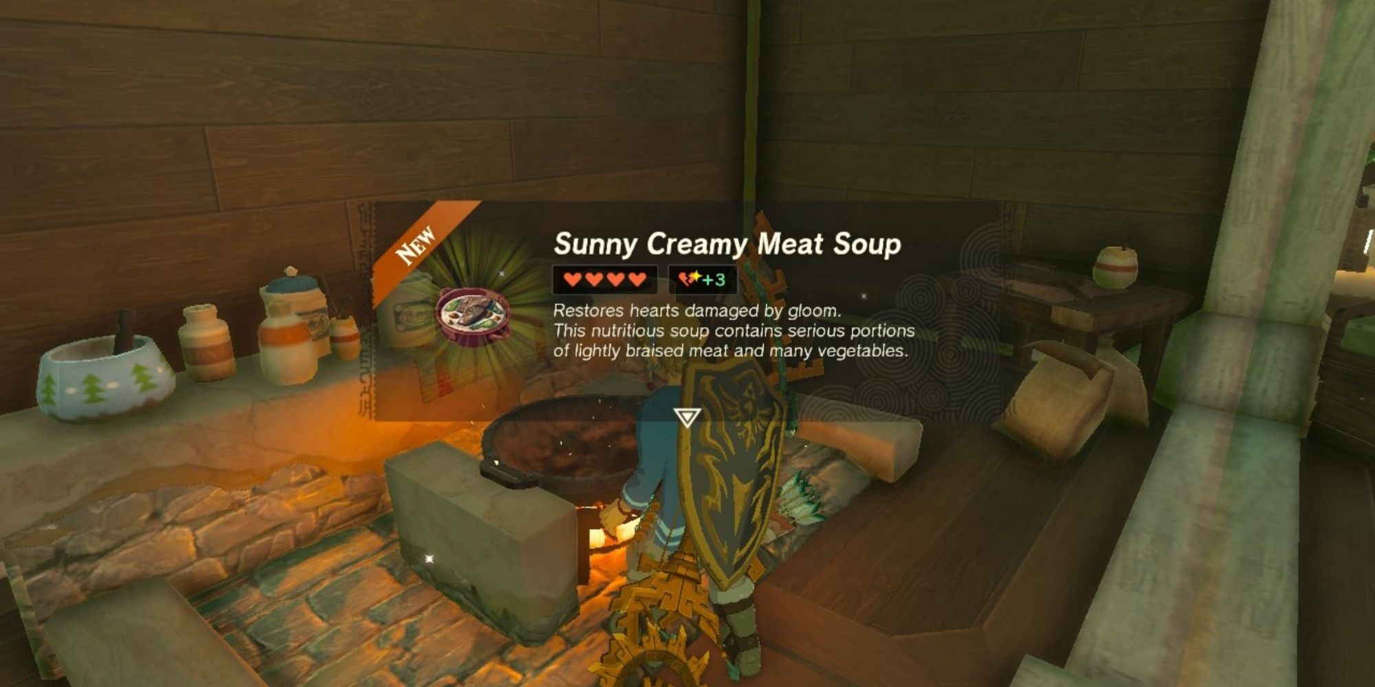 Sunny Creamy Meat Soup in Tears of the Kingdom