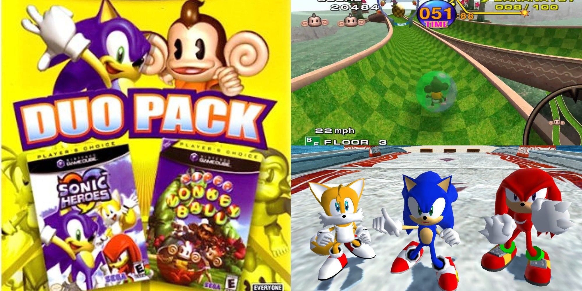 super monkey ball sonic heroes duo pack most expensive gamecube games
