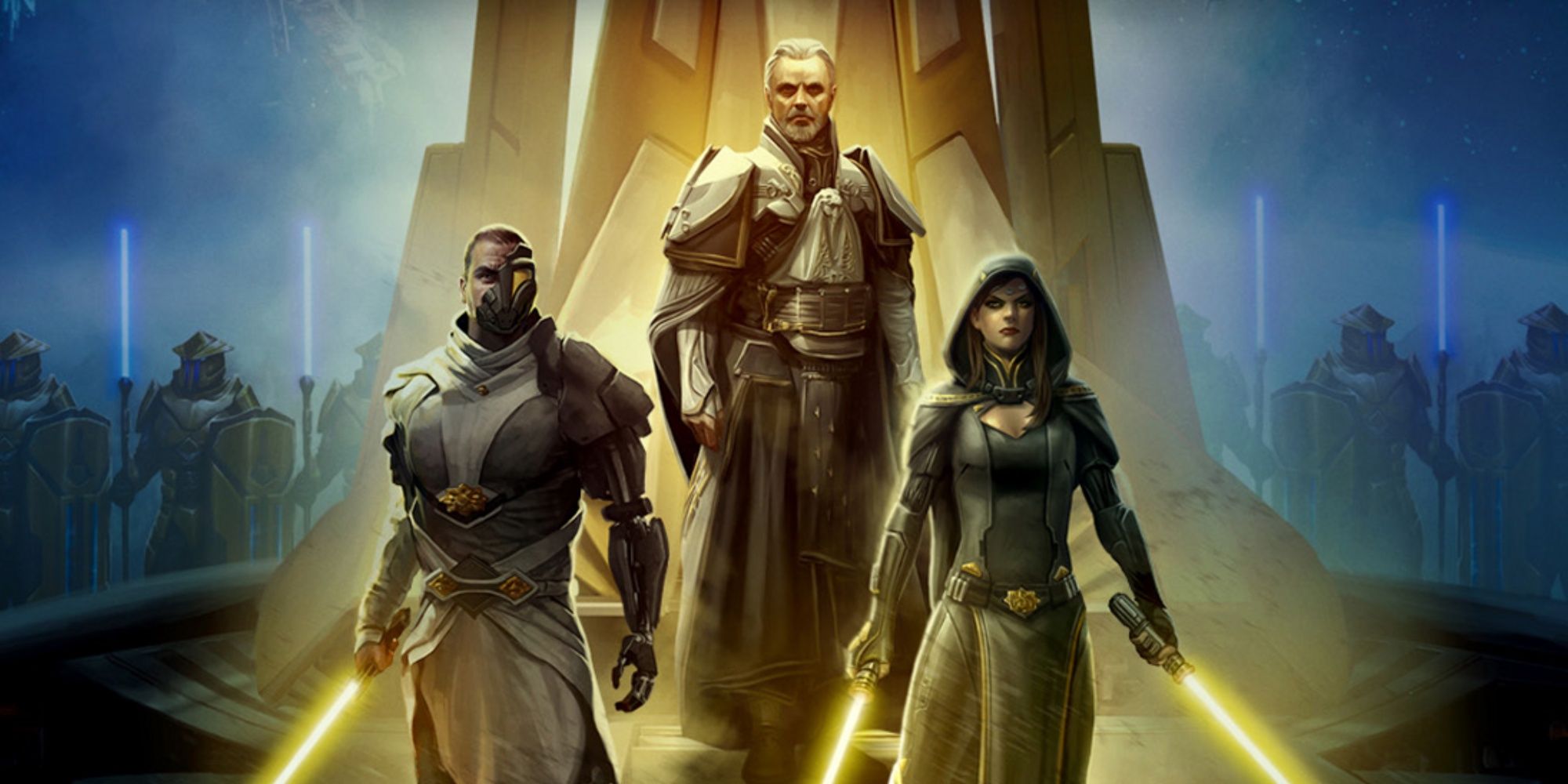 Valkorion, Arcann and Vaylin, from Star Wars: The Old Republic