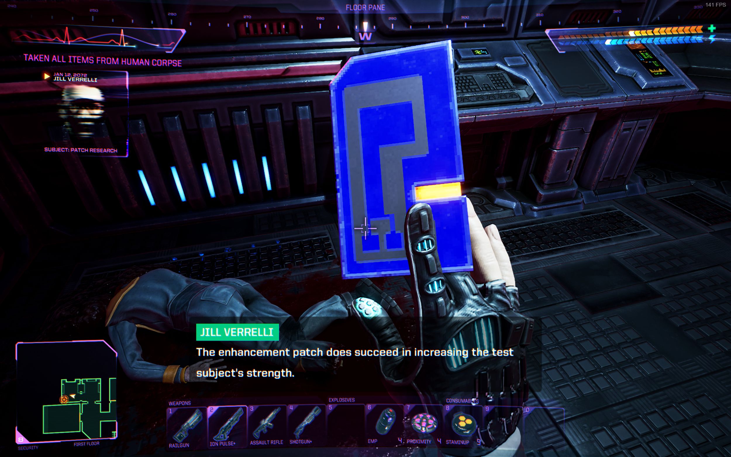 System shock: Group B access card found in security