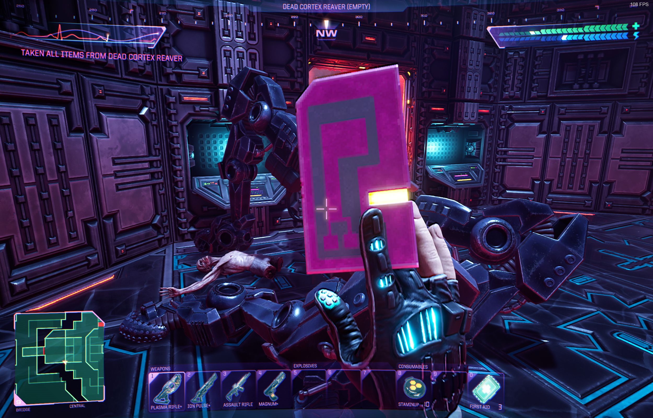 System Shock_ Command Access Card dropped by Cortex Reaver