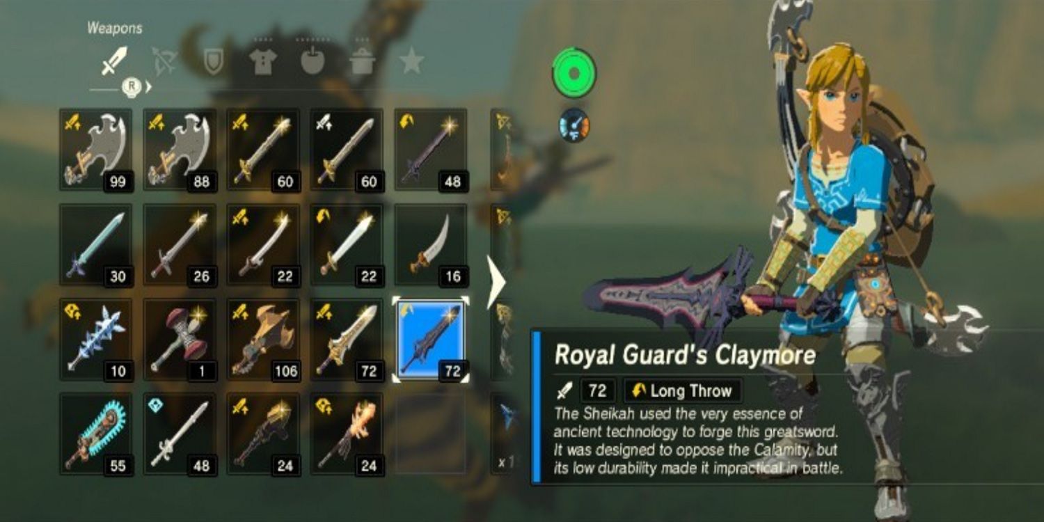 Tears of the Kingdom Royal Guard's Claymore