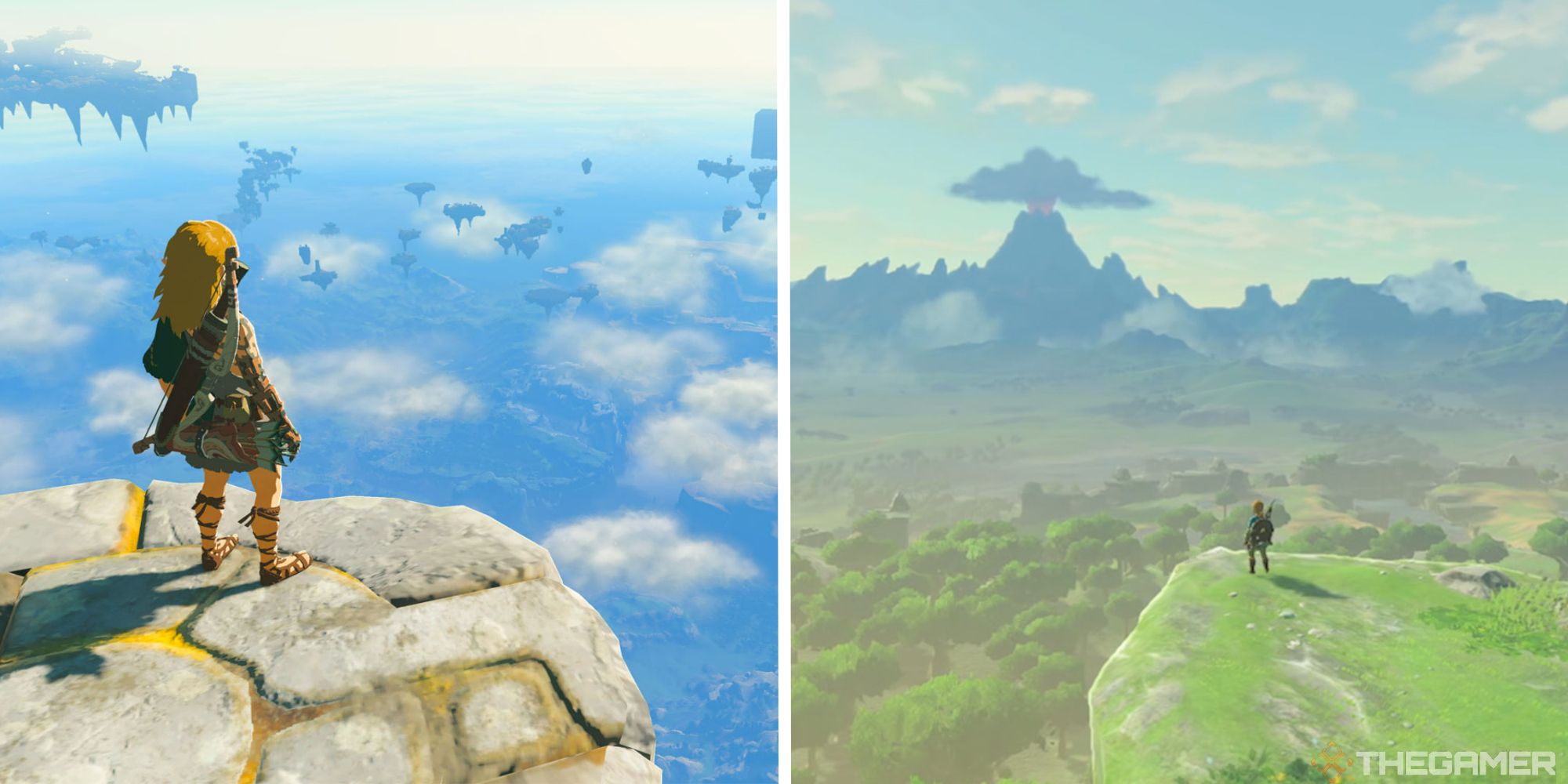 How Tears of the Kingdom's map compares to Breath of the Wild