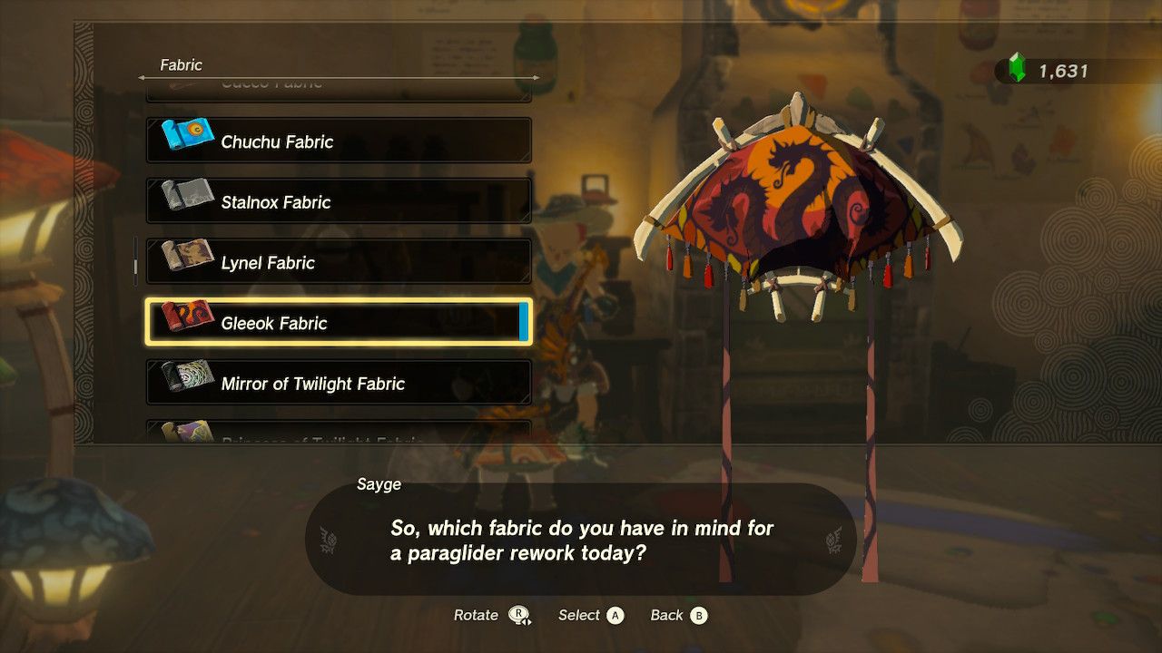 How To Get All Paraglider Fabrics In Tears Of The Kingdom