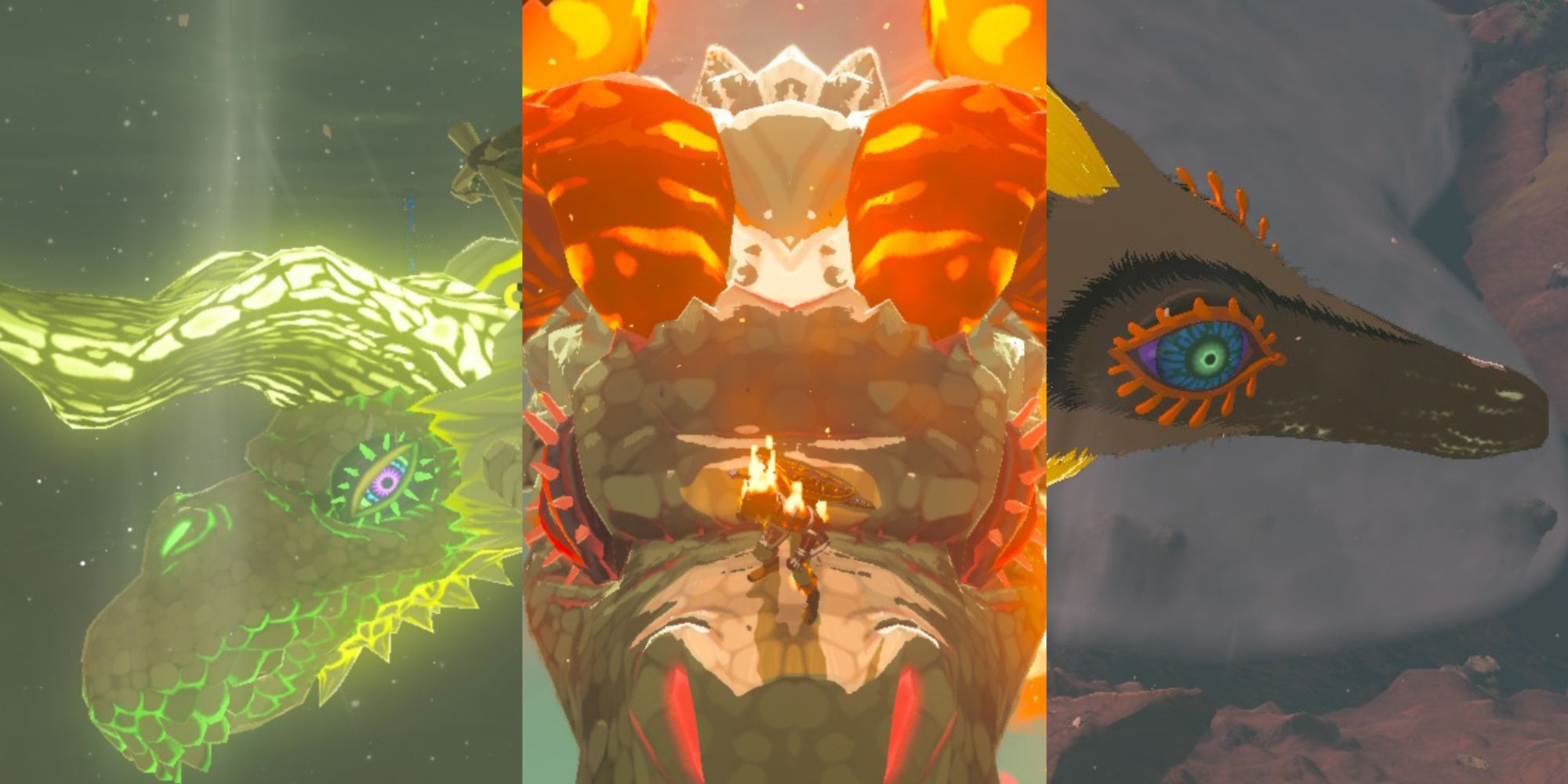 All dragon locations in Zelda: Tears of the Kingdom