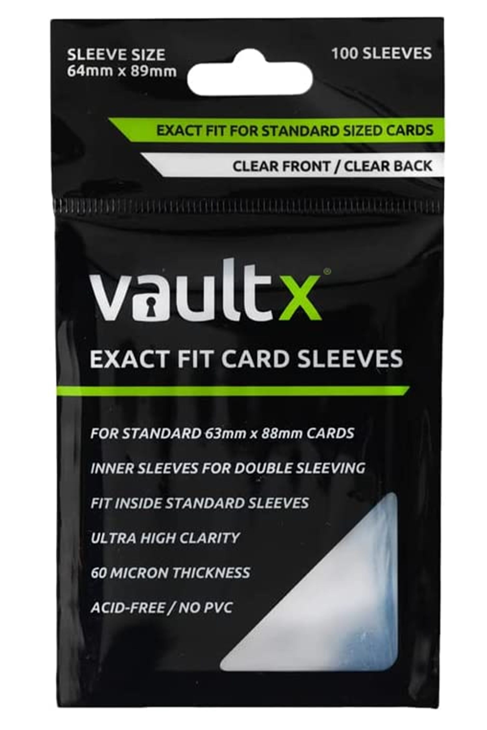 Vault X Exact Fit Card Sleeves
