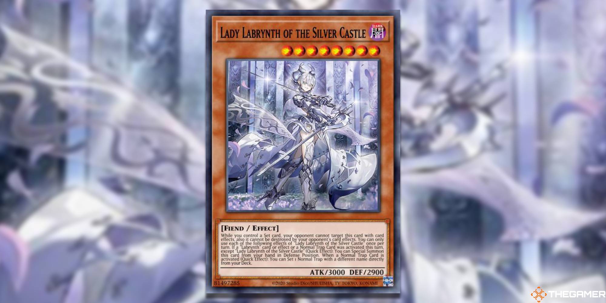 thumbnail image 2 of Lady Labrynth Of The Silver Castle [5] QCAC-JP011 - Secret Rare Full Art Foil - Yu-Gi-Oh! Japanese Card 2 of 3