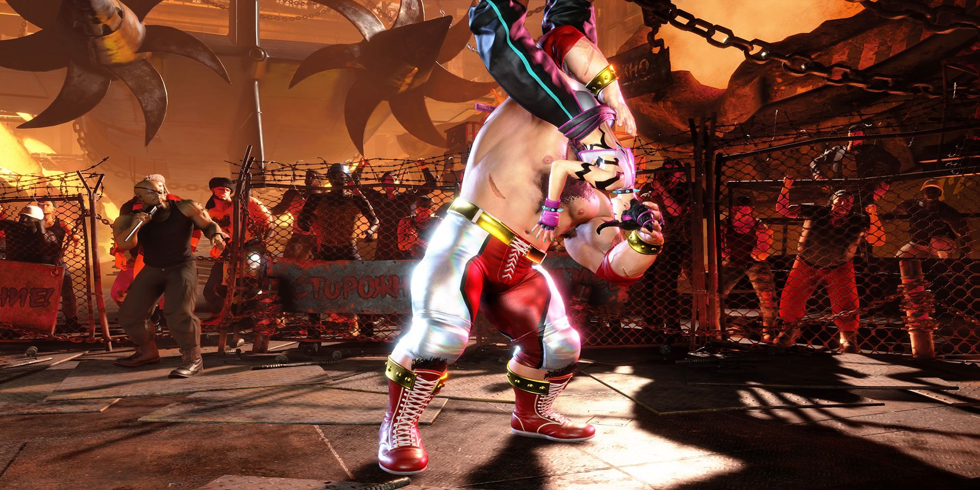 Worlds collide as Street Fighter 6 throwdown sees Zangief battle