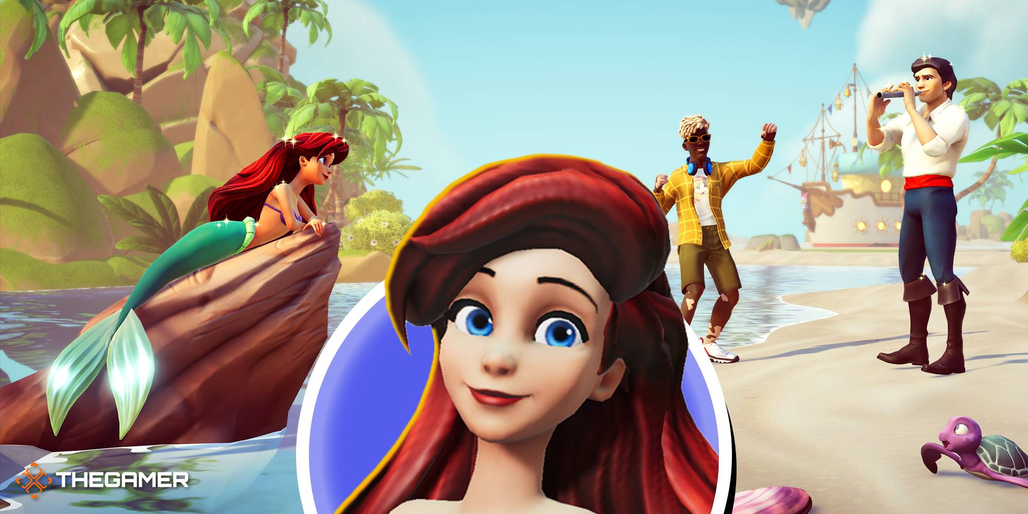 Little mermaid cartoon valley