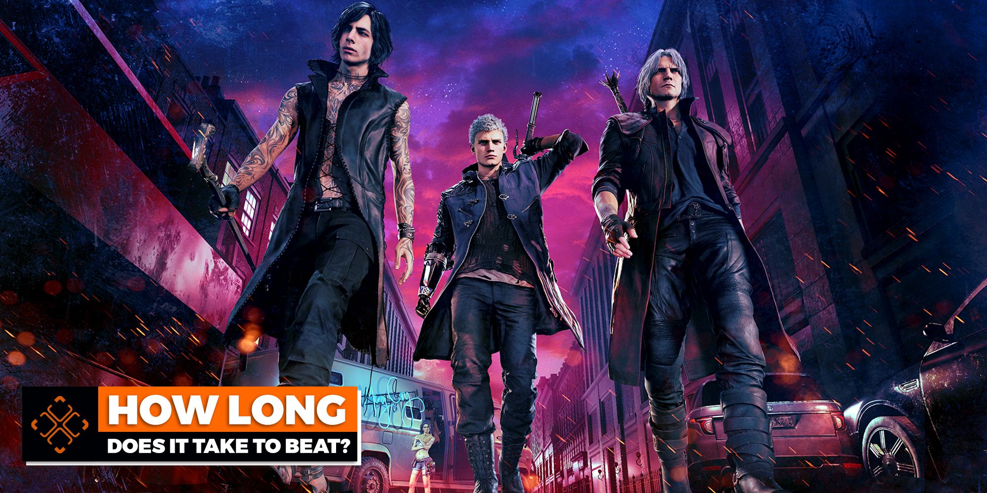 Game art from Devil May Cry 5.
