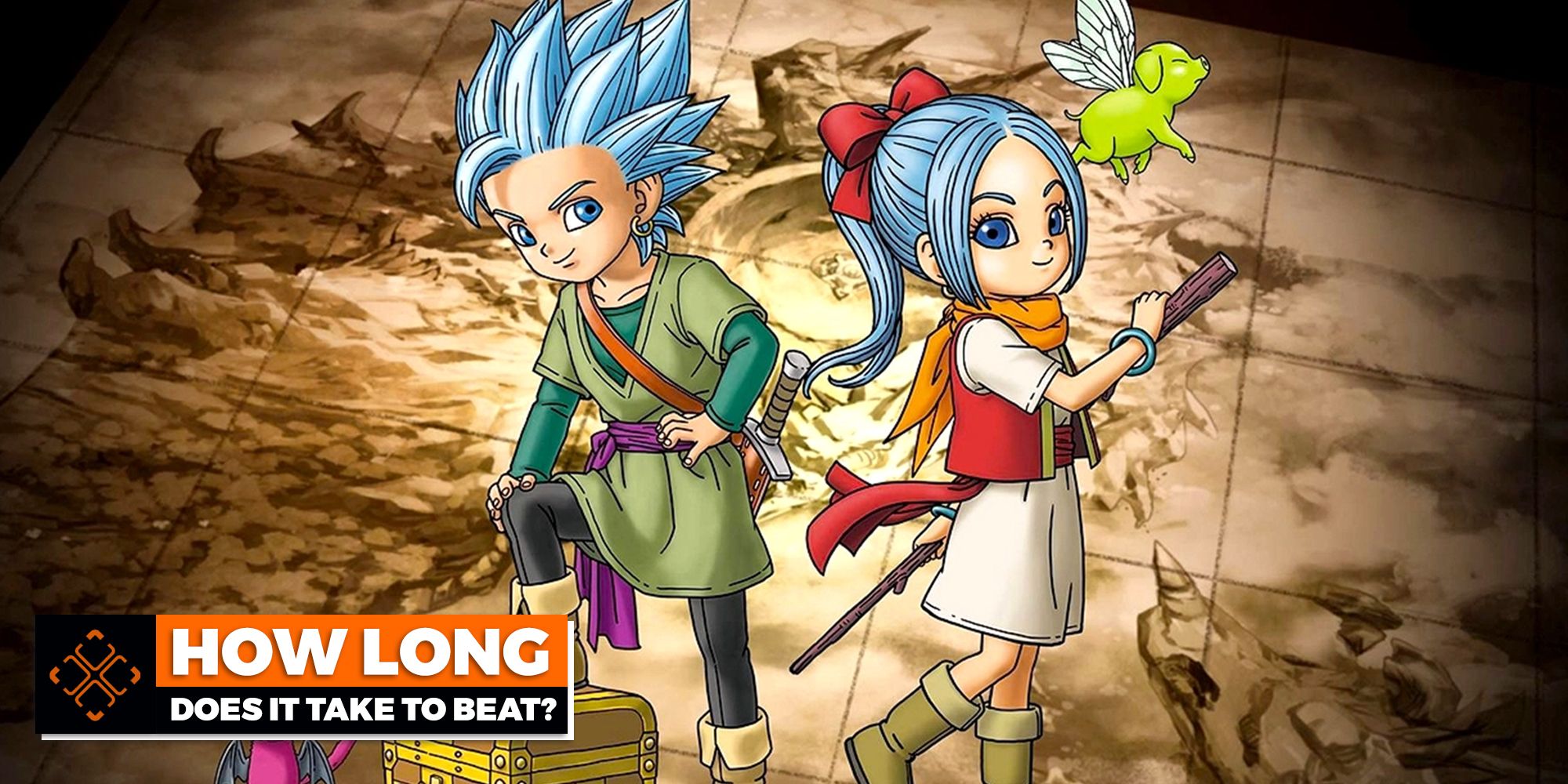 Game art from Dragon Quest Treasures.
