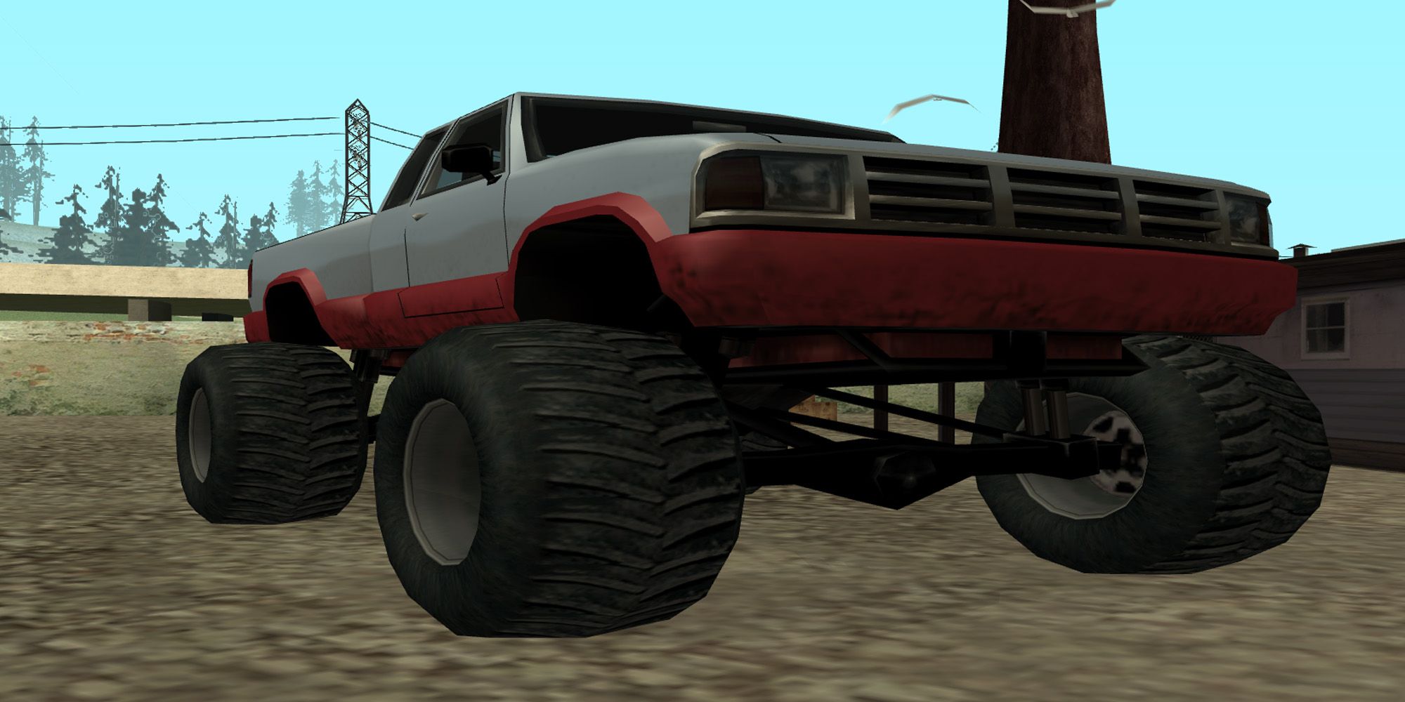 A Monster Truck That Spawns In Flint County in GTA San Andreas
