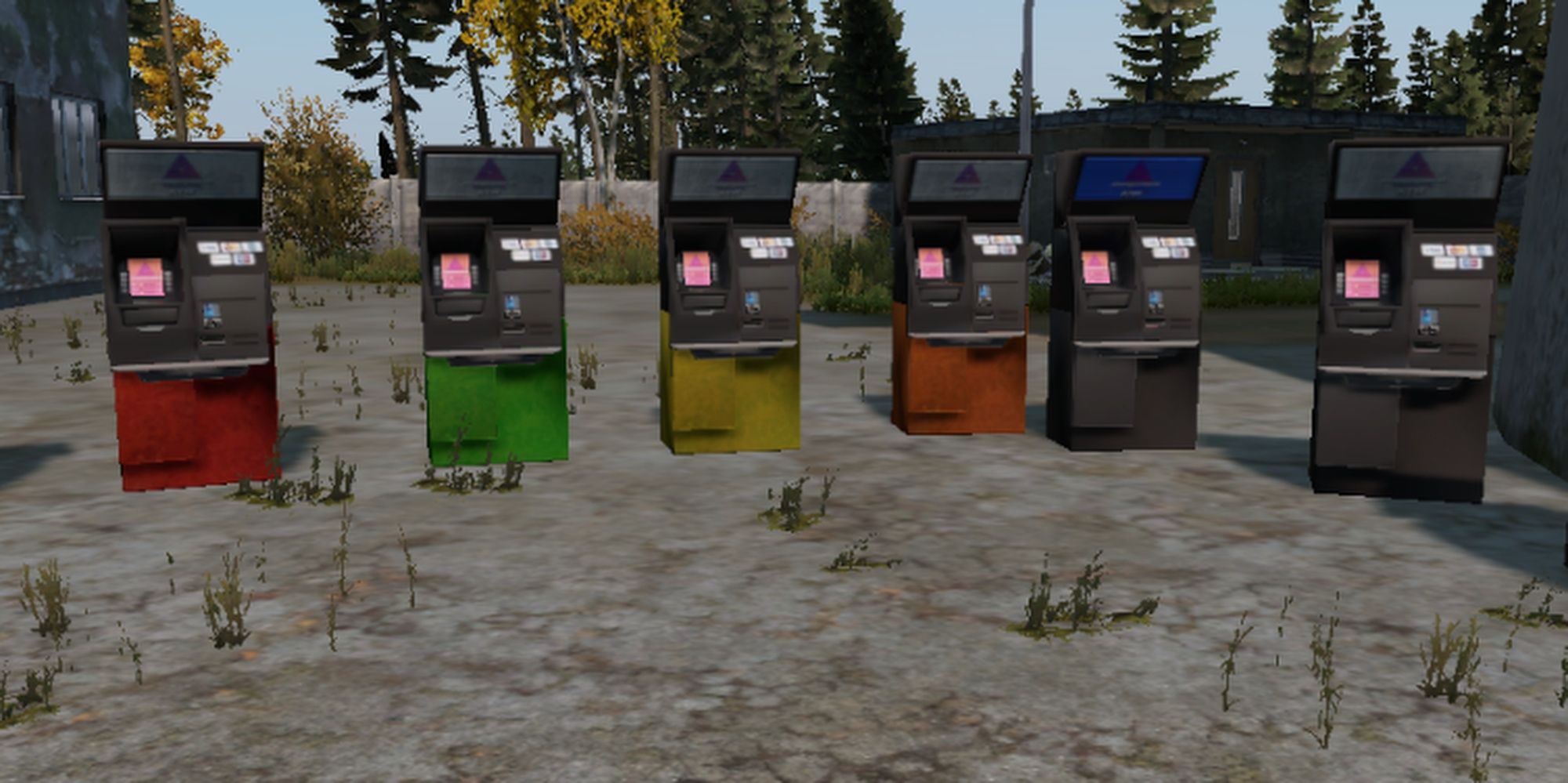 DayZ: ATM Machines In A Range Of Colours