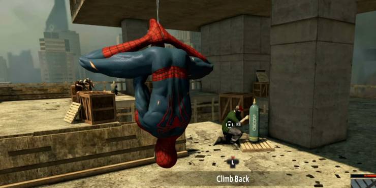 amazing-spider-man-2-xbox-one-hanging-down-above-a-thug.jpg (740×370)