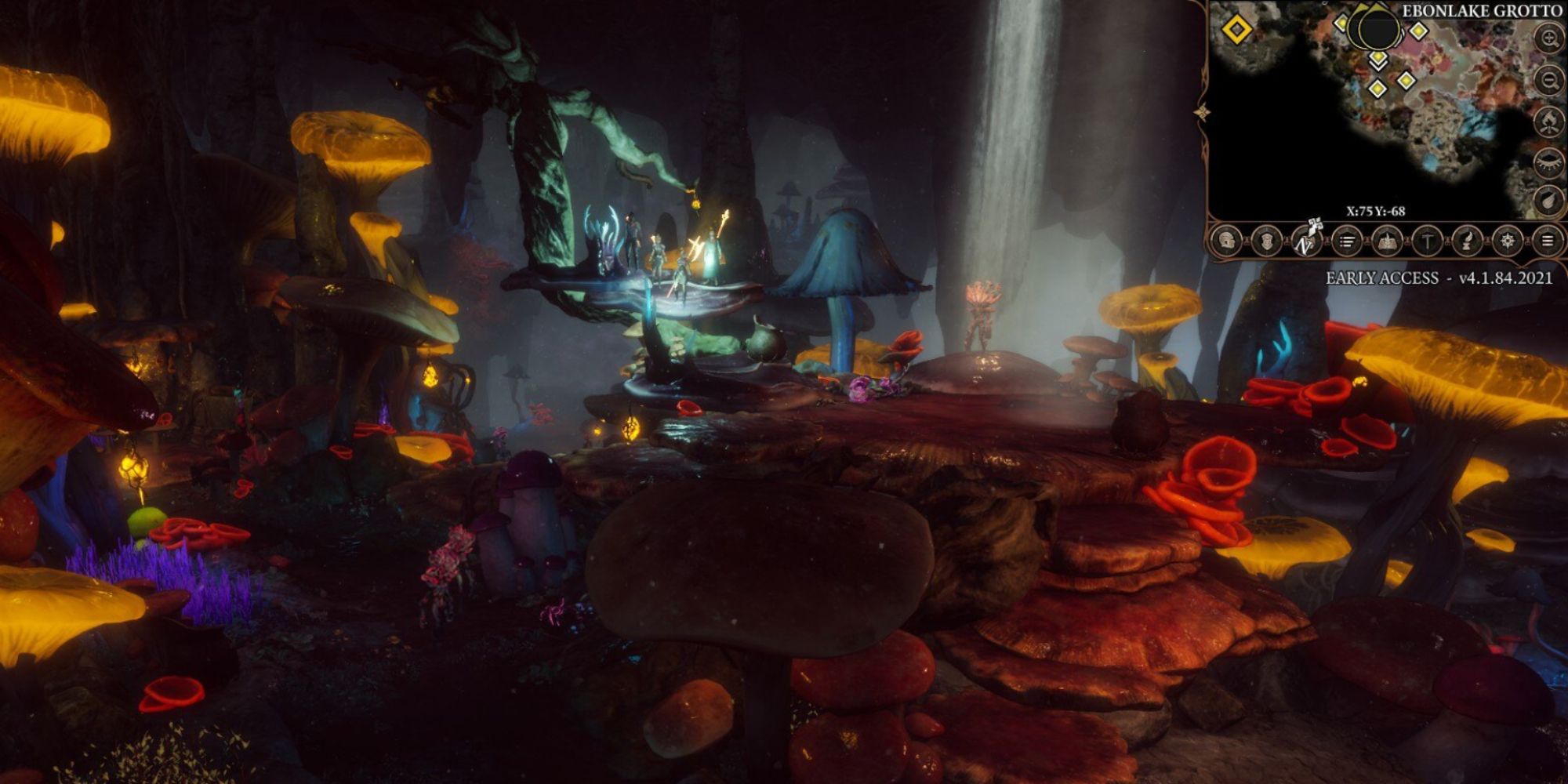 baldurs gate 3 underdark glowing mushrooms