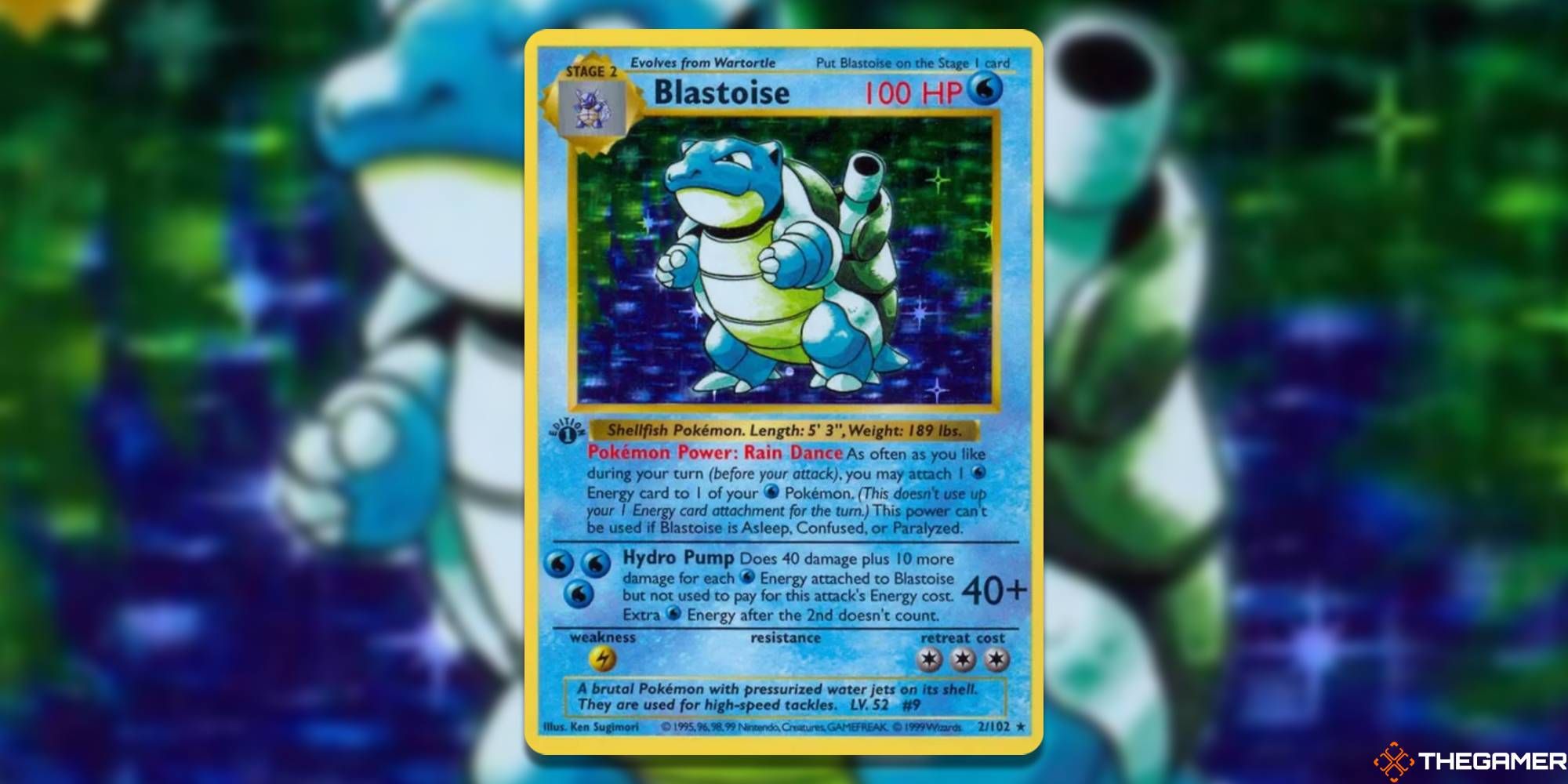 carte pokemon originale blastoise