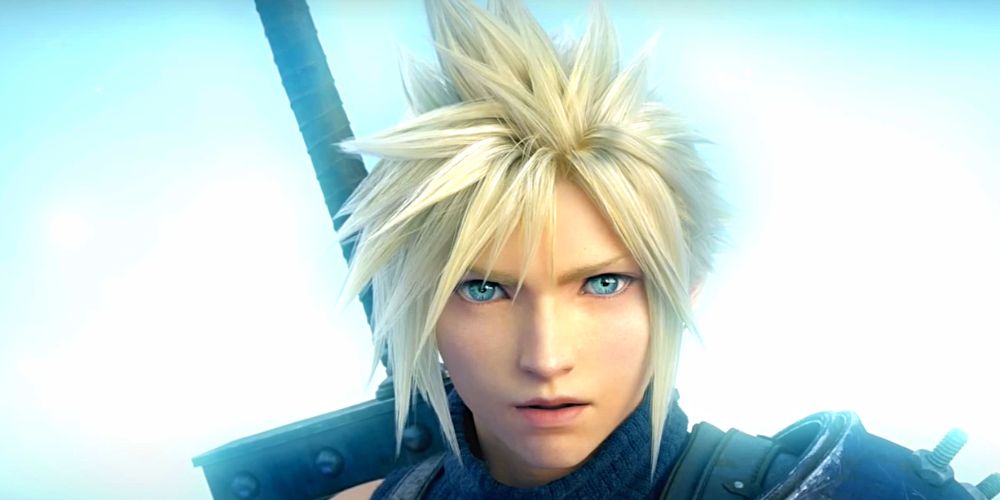 Cloud Strife in Final Fantasy 7 remake