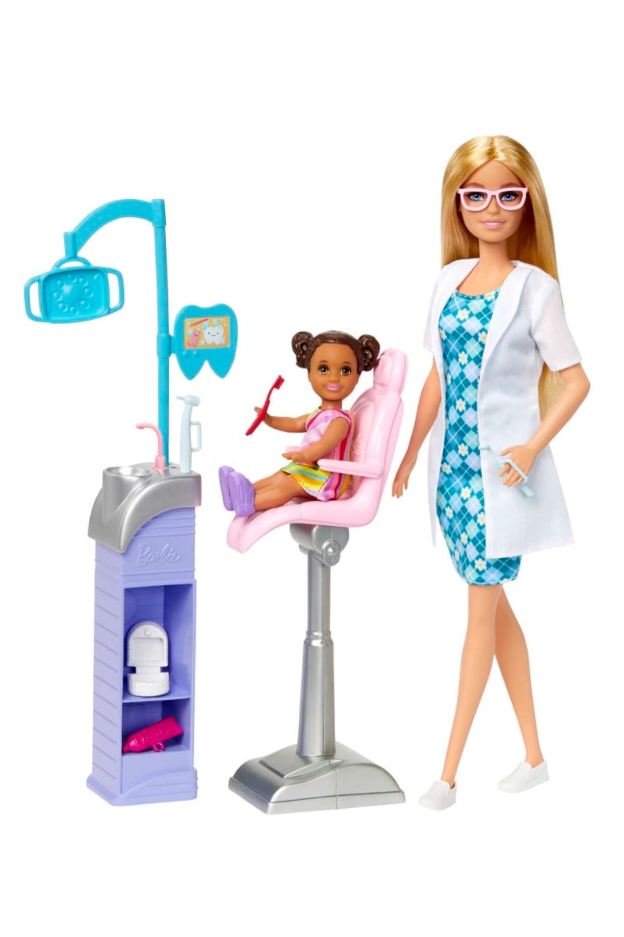 barbie careers dentist doll and playset