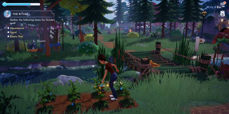 disney-dreamlight-valley-player-watering-plants-in-forest-of-valor.jpg (740×370)