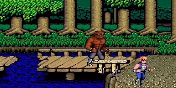 double-dragon-arcade-steam-port-in-the-forest-level.jpg (740×370)