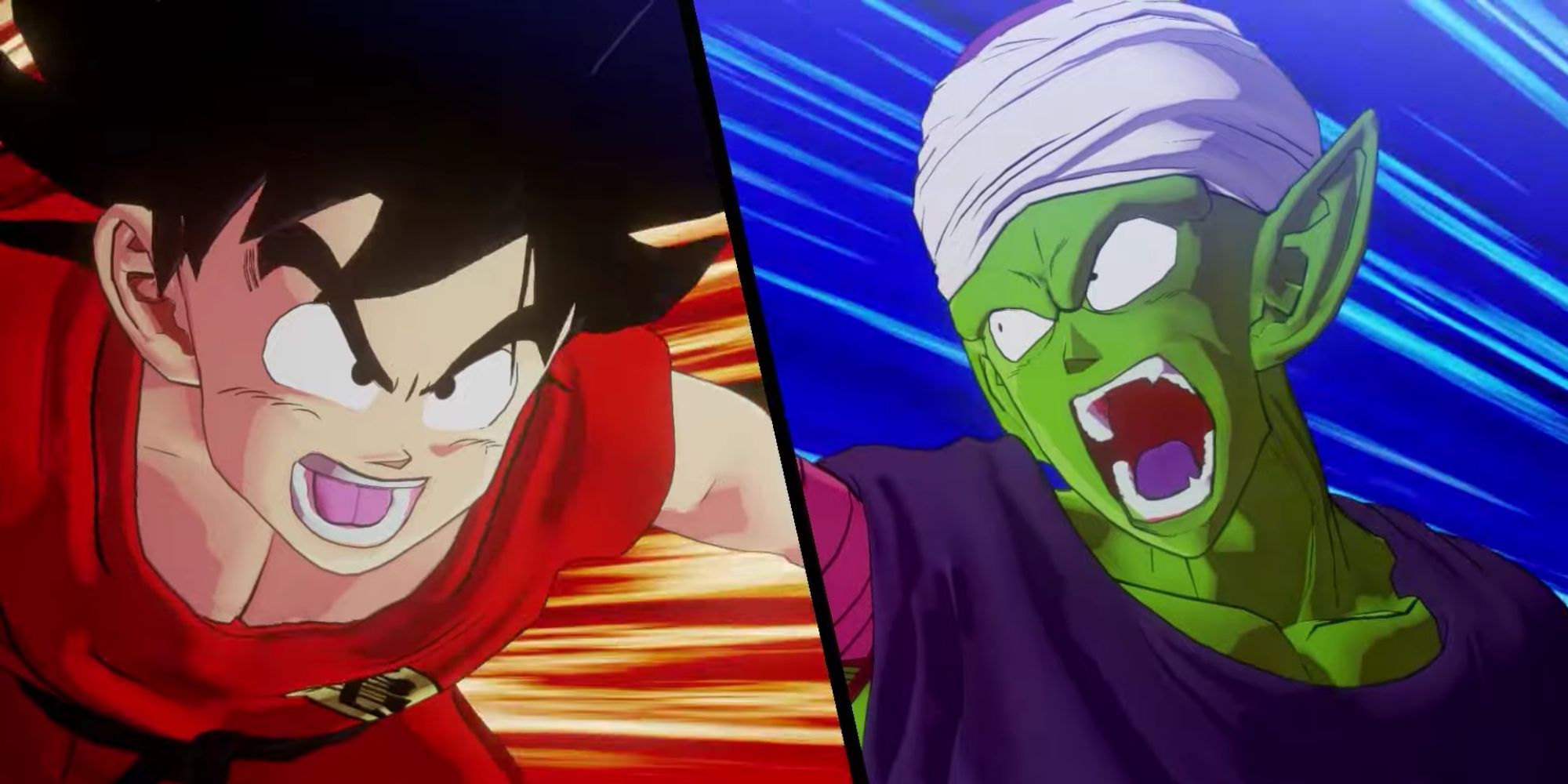 Goku vs Piccolo in Dragon Ball Z: Kakarot's Tenkaichi Budokai DLC.