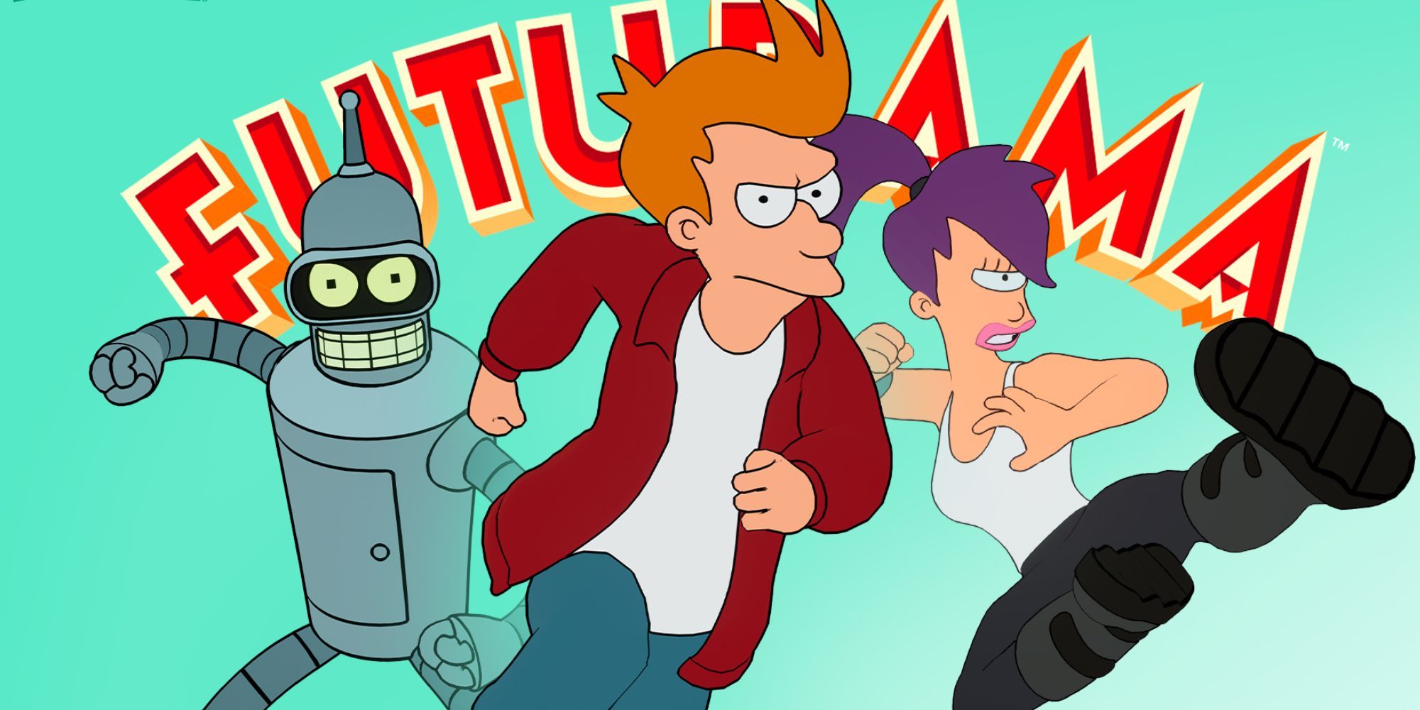 Fortnite in Futurama.