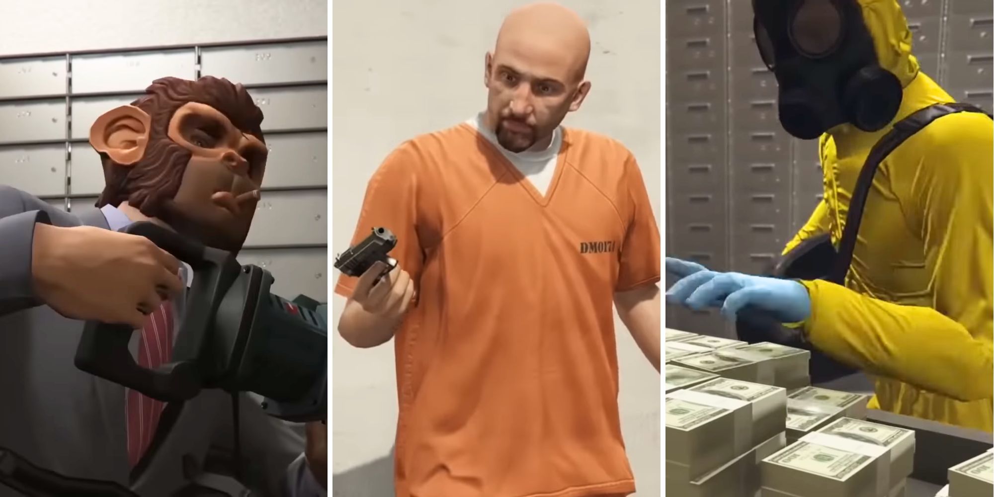 Kriminelle Protagonisten in GTA Online-Raubüberfällen