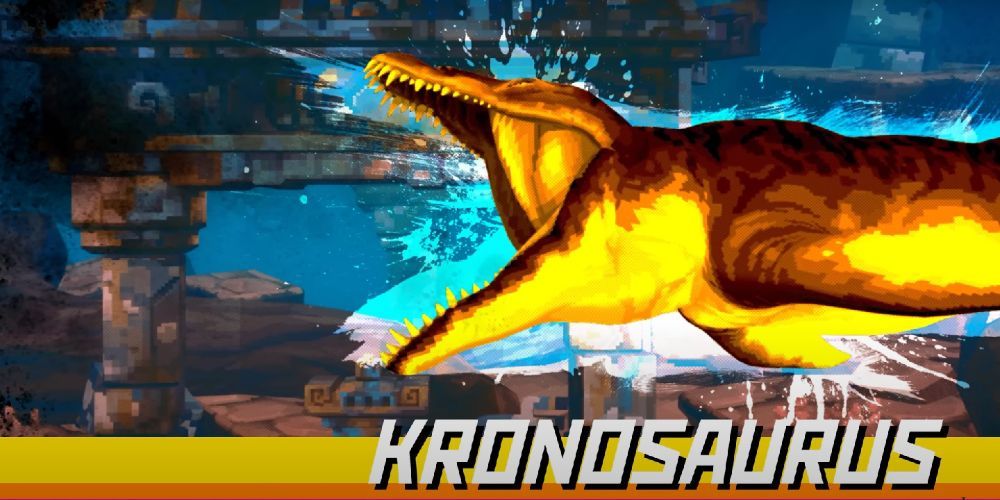 Kronosaurus roaring at prey