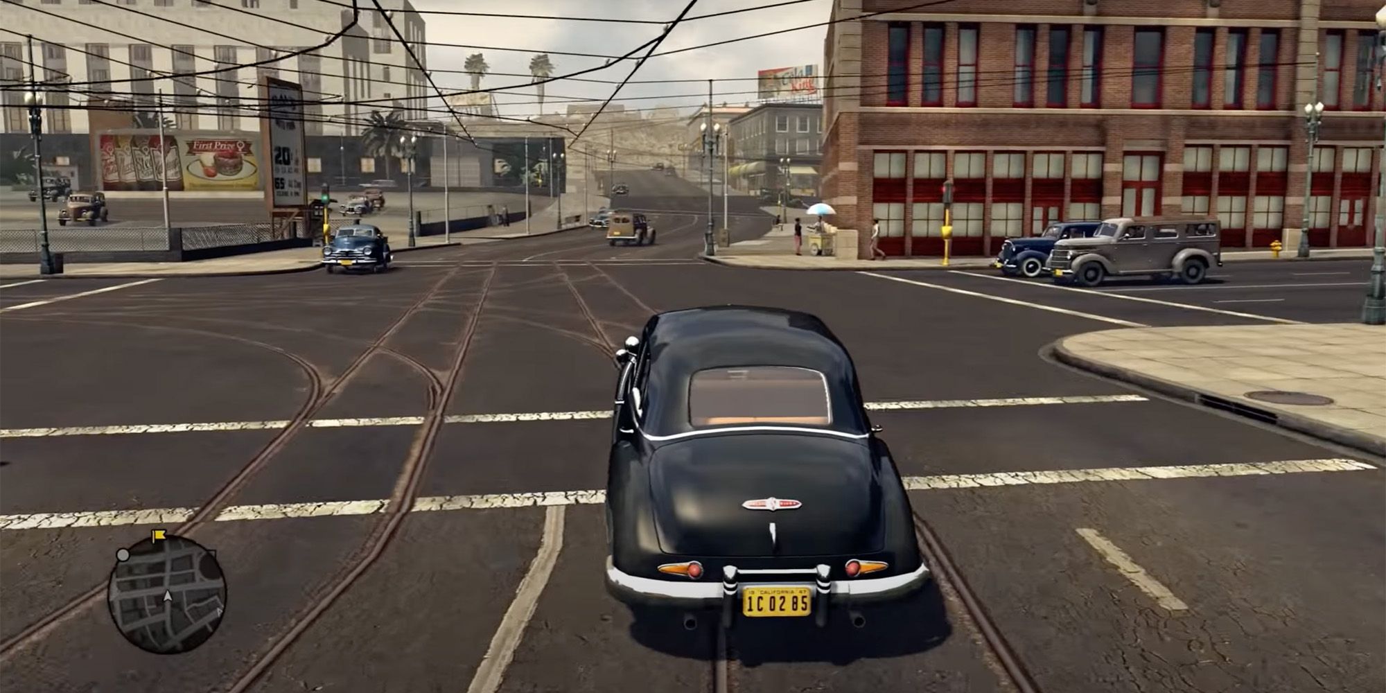 L.A. Noire - Driving Down The Road In Los Angeles