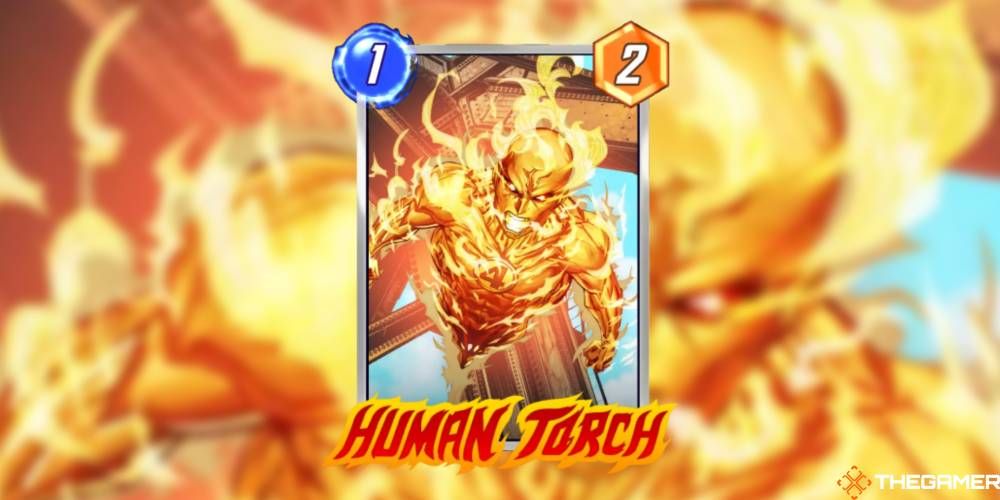 Marvel Snap card Human Torch