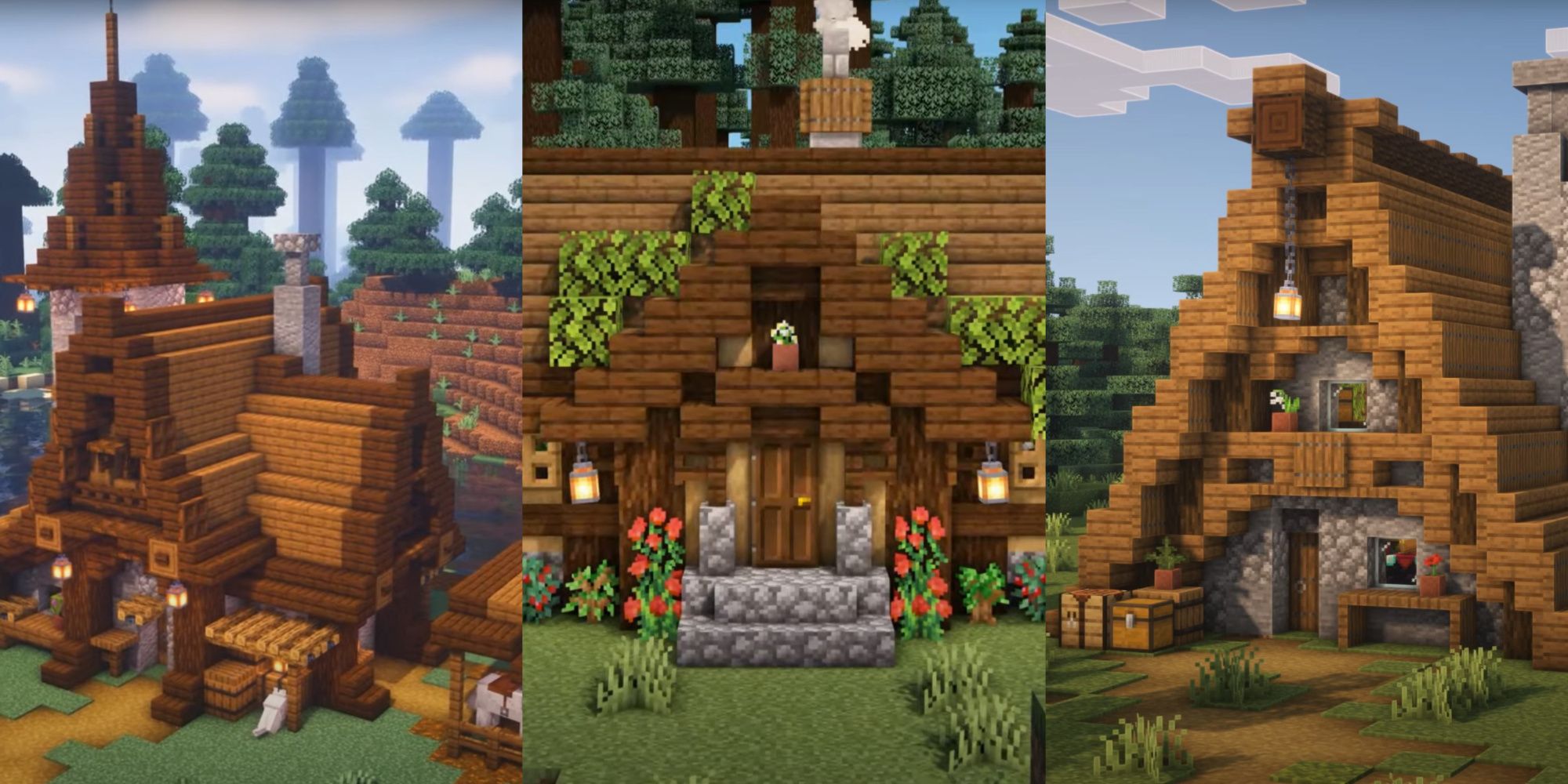 Build you a house to start a world in minecraft survival by