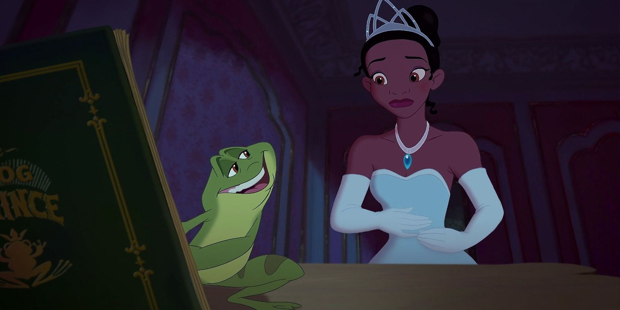 Ο Naveen ως Frog και η Tiana από το The Princess and the Frog