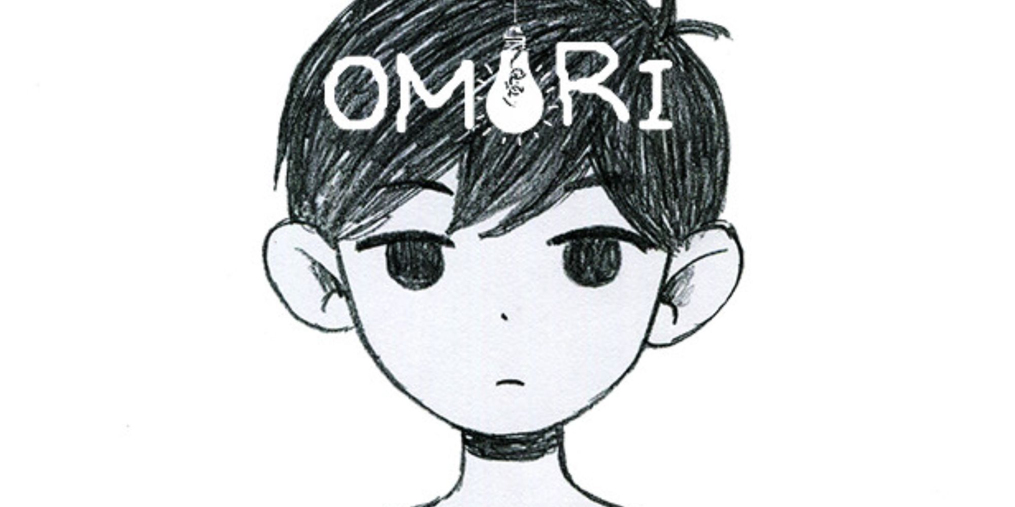 Omori close up of character with title on his head