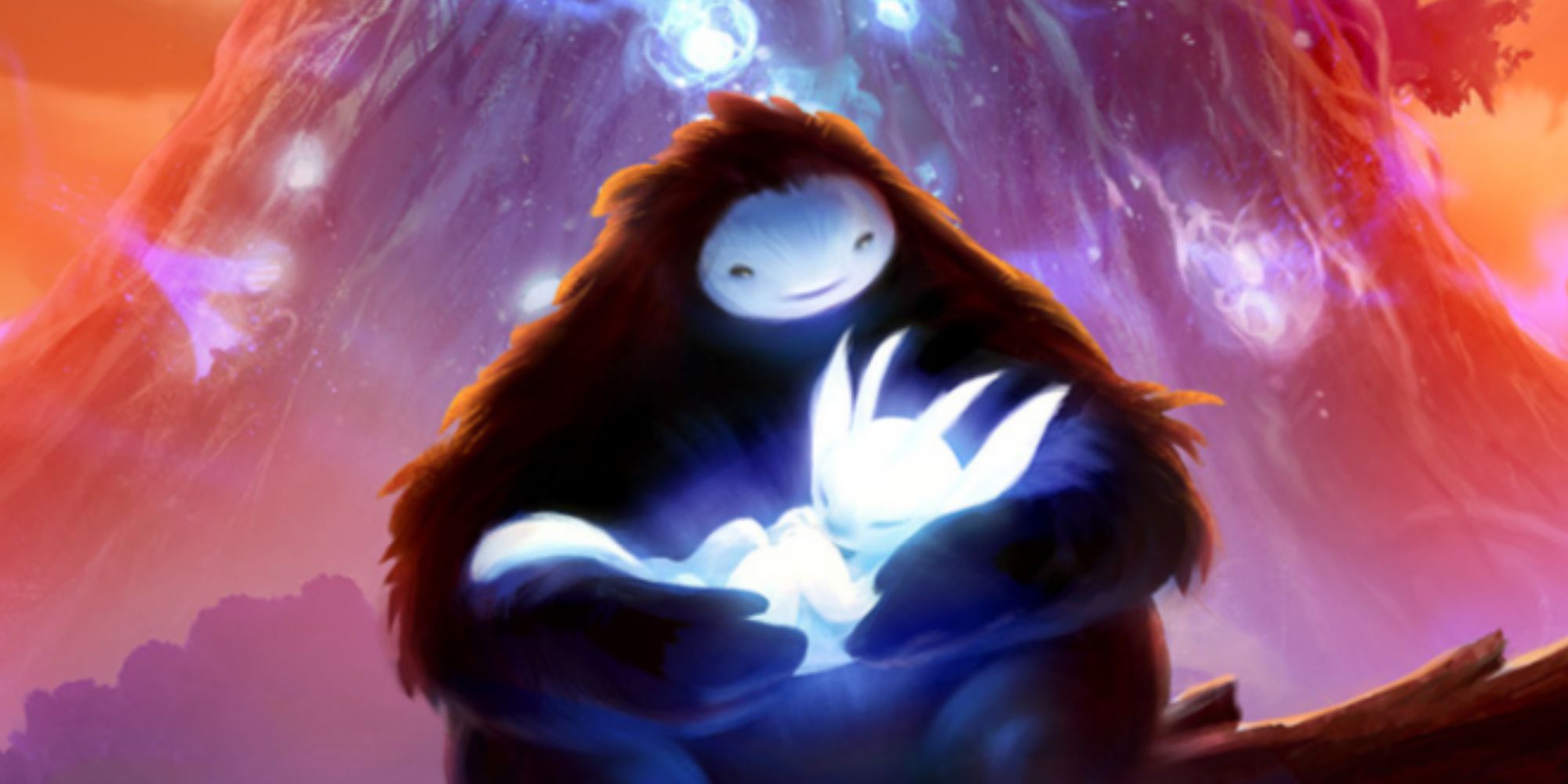 Ori And The Blind Forest Ori Being Cradled