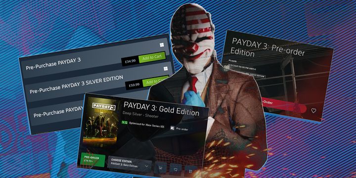 payday 3 character with pre-order price screenshots