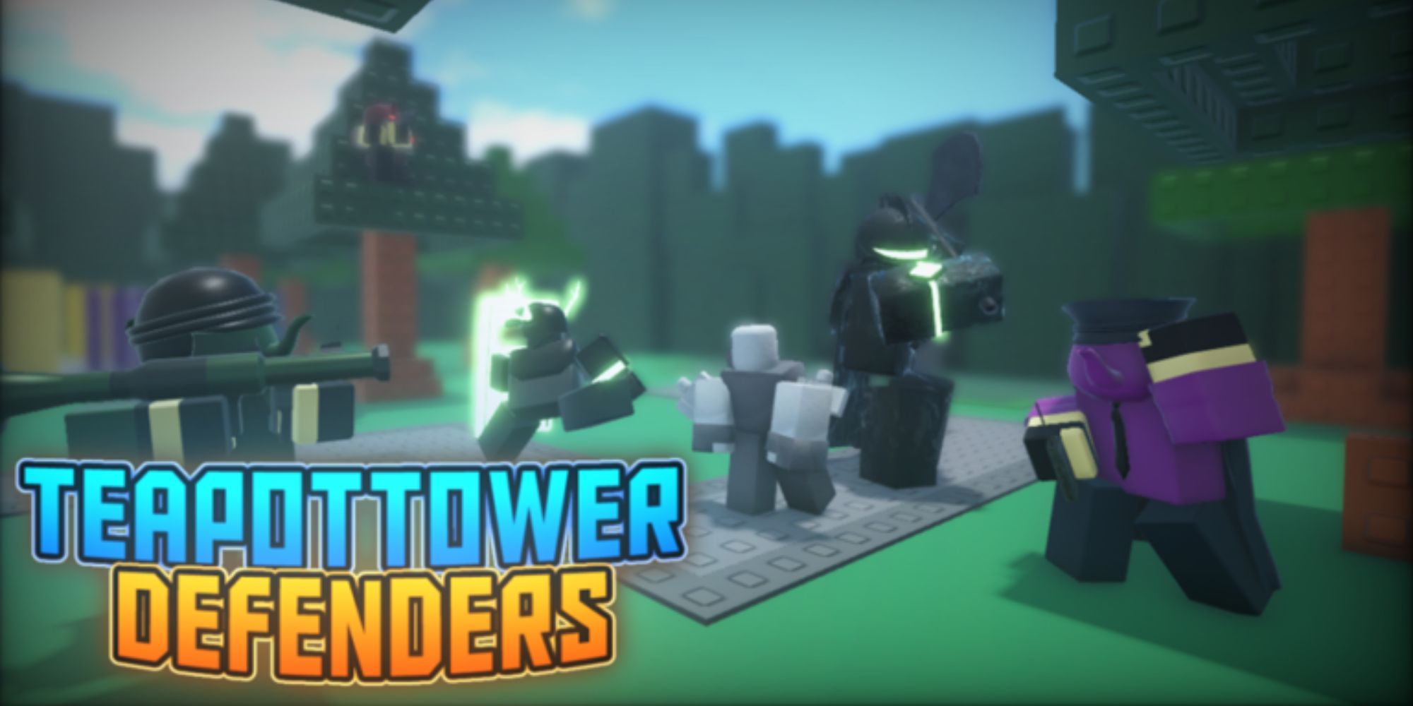 Roblox's Teapot Tower Defenders  main title screen