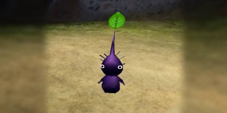 Purple Pikmin in Pikmin 2