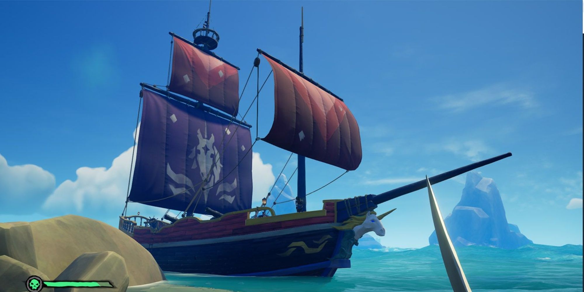 Sea Of Thieves: The Brigantine Sailing Towards Shore