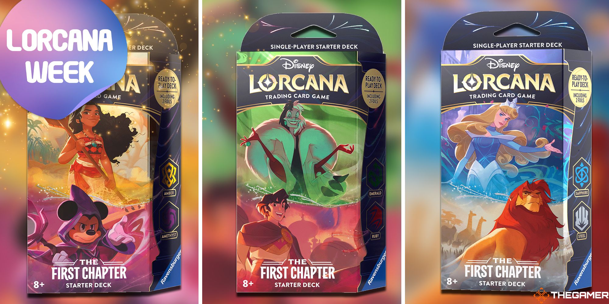 Ranking Every Disney Lorcana Starter Deck