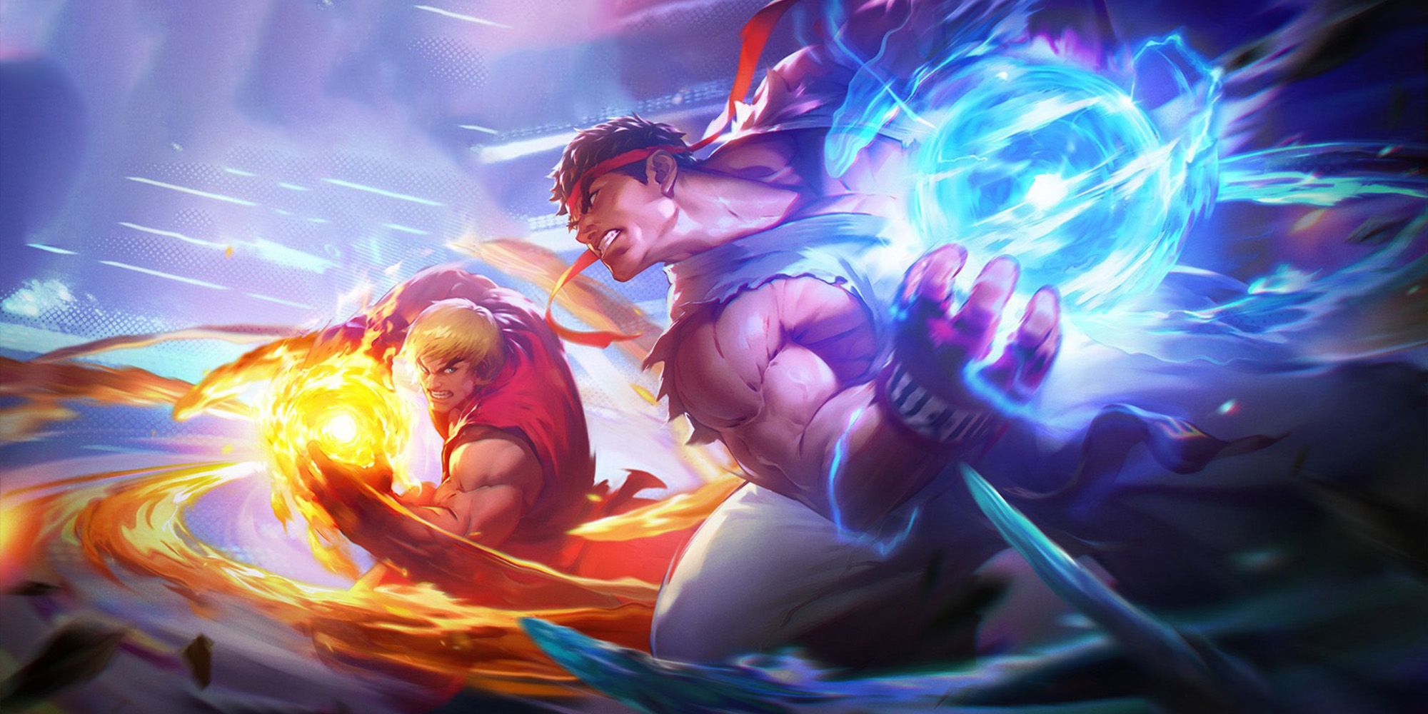Street Fighter- Duel - Ryu and Ken Art Poster