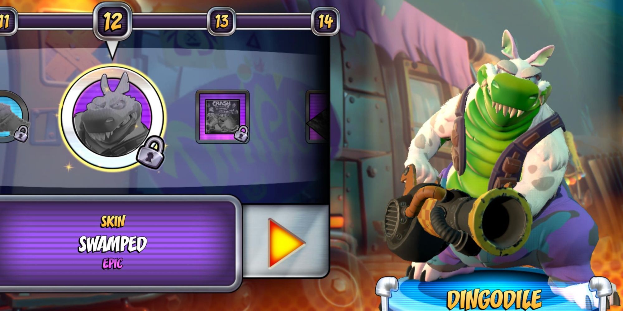 The Best Dingodile Skins In Crash Team Rumble